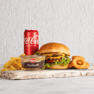 Double Burger & Tatlı Menü 2 görseli