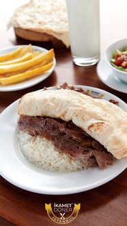 Double Pilav Üstü Et Döner (220 Gr.) görseli