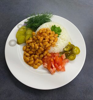 Kuru Fasulyeli Pilav görseli