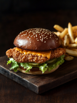 Çıtır Tavuk Burger görseli