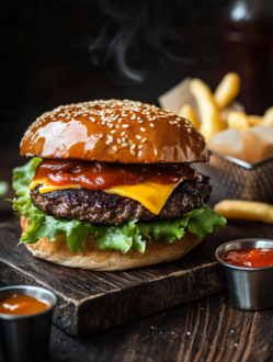 Bbq Köfte Burger görseli