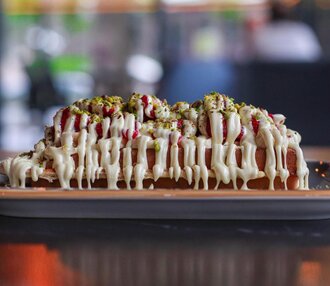 White Chocolate Belgium Waffle görseli