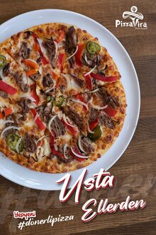 Et Dönerli Pizza (Büyük) görseli