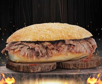 Yarım Ekmek Arası Et Döner (200 Gr.) + Küçük Ayran görseli