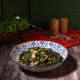 Mantarlı Ispanak Kavurma görseli