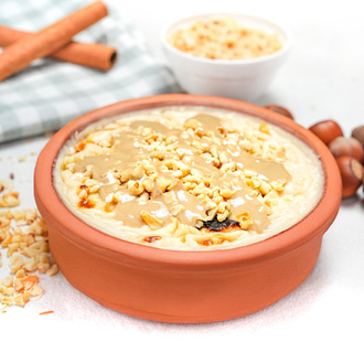 Tahinli Fındıklı Hamsiköy Sütlacı görseli