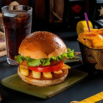 Double Tavuk Burger Menü görseli