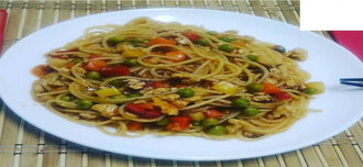 Tavuklu Spaghetti (Spaghetti With Chicken) (Taze Hazirlanir) görseli