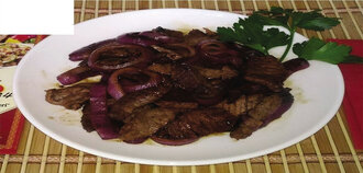 Soğan Halkası & Soya Soslu Dana Eti görseli