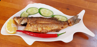 Kızarmış Levrek (Fried Seabass) (500 Gr.) görseli