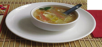 Tavuklu Mısır Çorbası (Chicken Soup With Corn) görseli