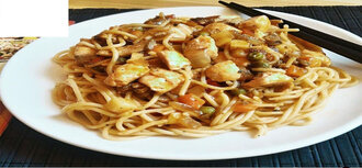 Somonlu Spaghetti (Spaghetti With Salmon) görseli