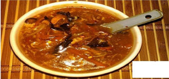Acılı Ekşili Çorba (Hot And Sour Soup) görseli