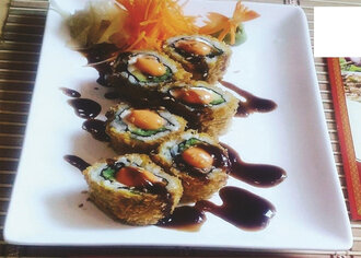 Maki Fire Roll (8 Pcs.) (Sıcak) görseli