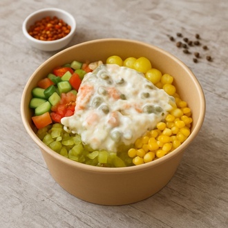 Pilav Üstü Amerikan Salatası görseli