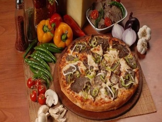 Orta Boy Dönerli Pizza görseli