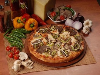 Büyük Boy  Dönerli Pizza görseli