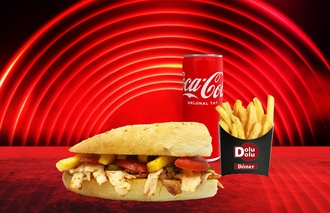 Yarım Ekmek Tavuk Döner Menü görseli