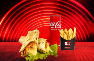 Kaşarlı Tavuk Döner Dürüm Menü görseli