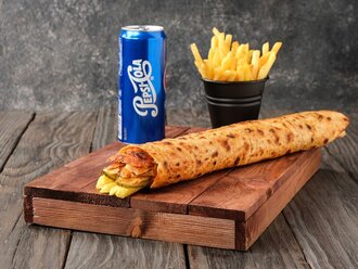 Aydın Usulü Zurna Tavuk Döner Dürüm Menü görseli