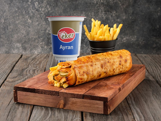 Tavuk Döner Dürüm Menü 2 görseli