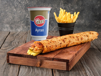 Aydın Usulü Zurna Tavuk Döner Dürüm Menü 2 görseli