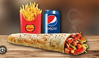Zurna Tavuk Döner Dürüm Menü 2 görseli