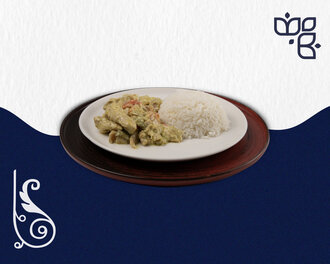 Köri Soslu Tavuk & Tereyağlı Pirinç Pilavı görseli