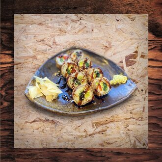 Vegan Tempura Roll (8 Pcs.) görseli