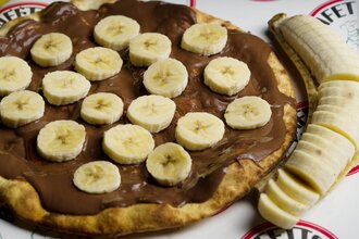 Nutellalı Muzlu Pizza görseli