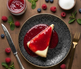 Frambuazlı Cheesecake görseli