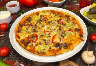 Kavurmalı Pizza görseli