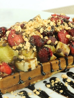 Fıstıklı Harika Üçleme Waffle görseli