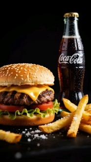 Beef & Cheeseburger Menü görseli