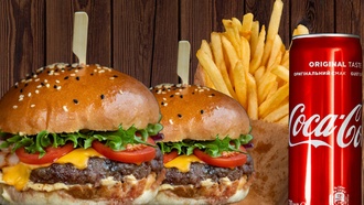 2'Li Classic Cheeseburger Menü görseli