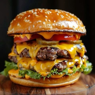 Beef & Cheese Double Burger görseli