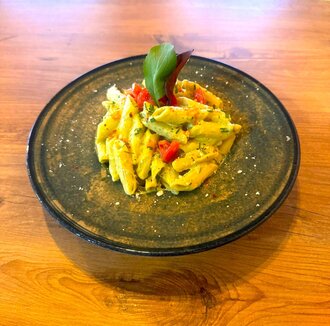 Pesto Soslu Penne görseli