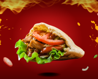 Tombik Ekmek Arası Tavuk Döner görseli