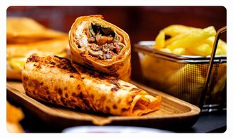 Hatay Usulü Tavuk Döner Dürüm (120 Gr.) görseli