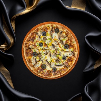 Etli Mantarlı Pizza görseli