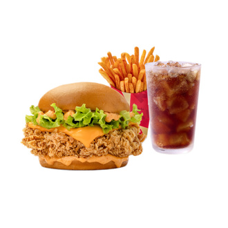 Crispy Burger Menü görseli