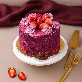 Muzlu Çilekli Pasta (No.3) görseli