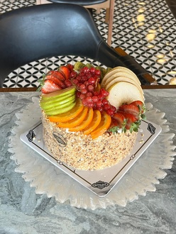 Klasik Meyveli Pasta (8-10 Kişilik) görseli