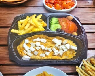 Beyaz Peynirli Omlet görseli