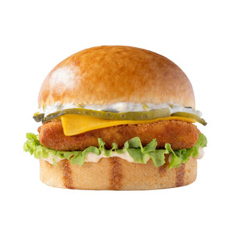 Fish & Cheese Burger görseli