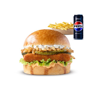 Chilli Fish Burger Menü görseli