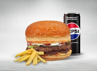 Big Double Burger Menü görseli