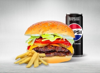 Big Double Cheeseburger Menü görseli