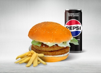 Jr. Double Chicken Burger Menü görseli