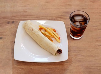 Samandağ Biberli Tavuk Döner Dürüm (Large) Menü görseli
